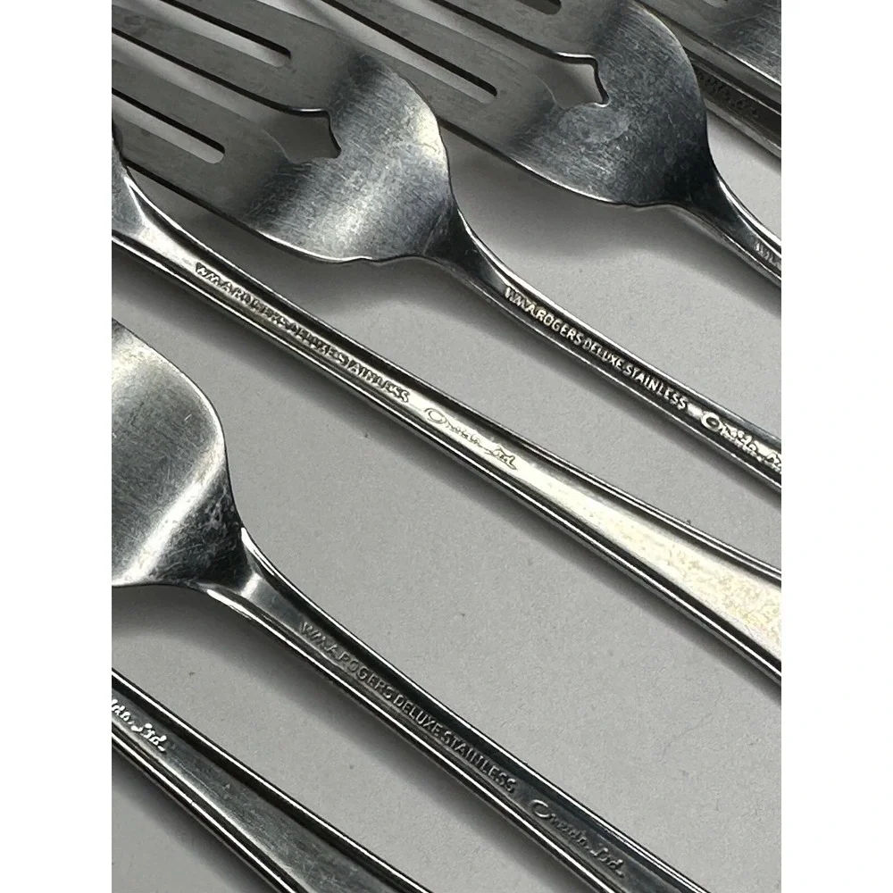 Oneida‎ Rogers Summermist Stainless Flatware Replacement Set 37 Dinner Fork
